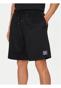 DC Shoes Szorty sportowe The Champs Short ADYWS03076 Czarny Regular Fit. Kolor: czarny. Materiał: syntetyk. Styl: sportowy