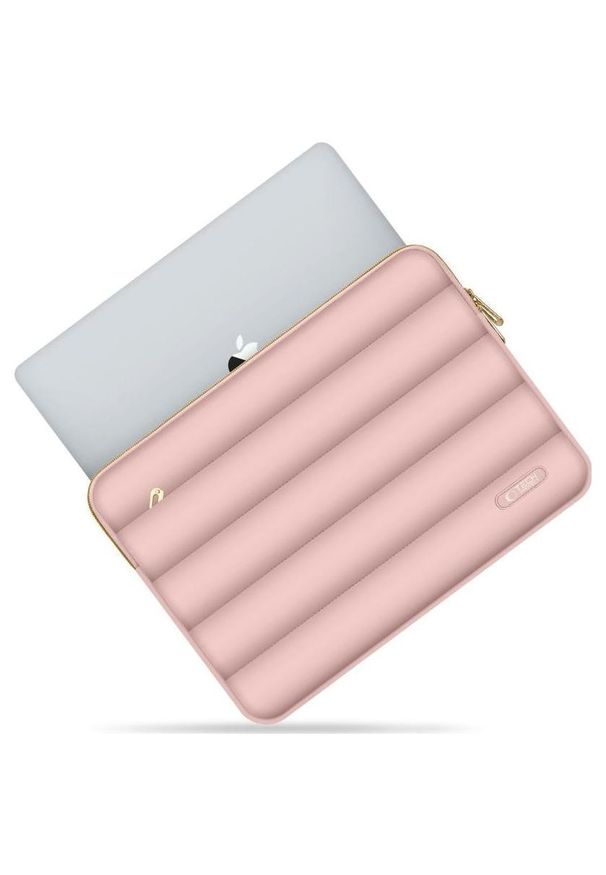 TECH-PROTECT - Wsuwka Tech-Protect Puffy 15''-16'' rózowy. Materiał: materiał. Styl: elegancki, casual