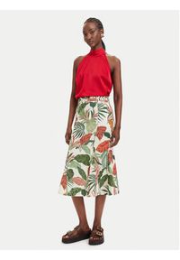 Guess Spódnica midi W6GD69 W2092 Zielony Regular Fit. Kolor: zielony. Materiał: wiskoza #4