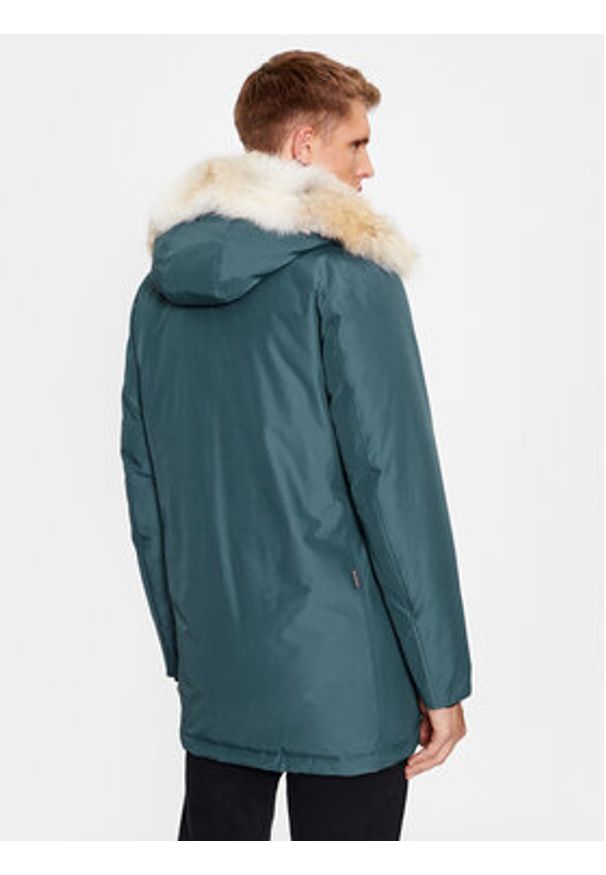 Woolrich Kurtka puchowa Arctic CFWOOU0482MRUT0001 Niebieski Regular Fit. Kolor: niebieski. Materiał: bawełna