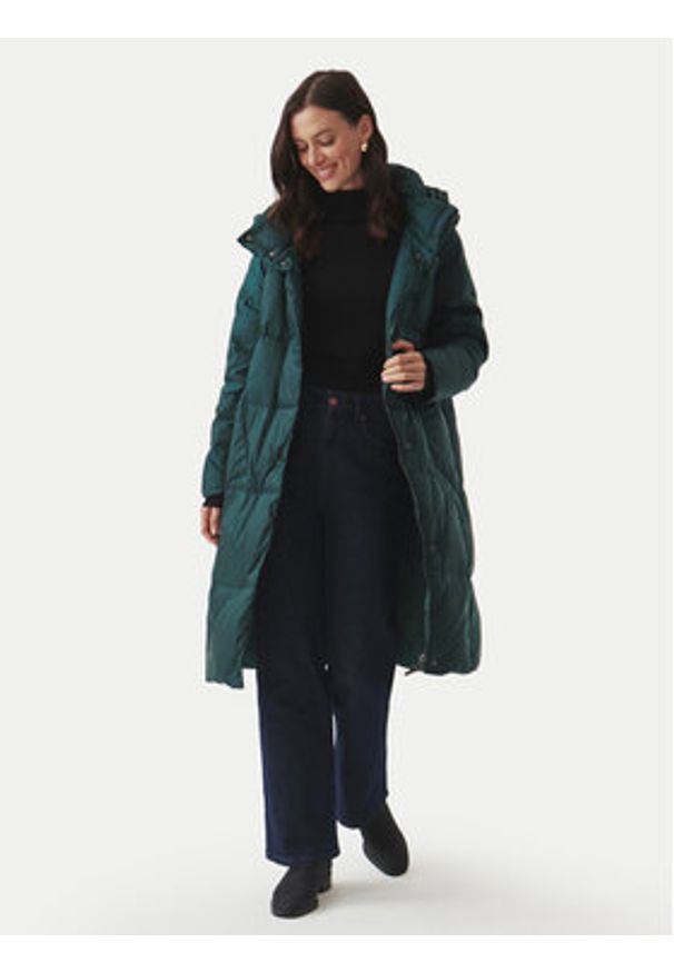 Tatuum Kurtka puchowa Morena T2421.005B Zielony Relaxed Fit. Kolor: zielony. Materiał: syntetyk. Sezon: zima