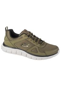 skechers - Buty treningowe męskie, Skechers Track-Scloric. Kolor: czarny, zielony, wielokolorowy