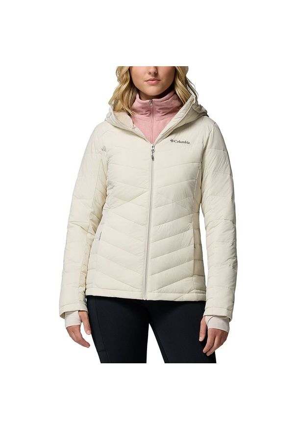 columbia - Kurtka damska Columbia Joy Peak II 2089041278 - beżowa. Kolor: beżowy. Materiał: polar, poliester, materiał, włókno, puch, nylon. Technologia: Omni-Heat (Columbia). Sezon: zima