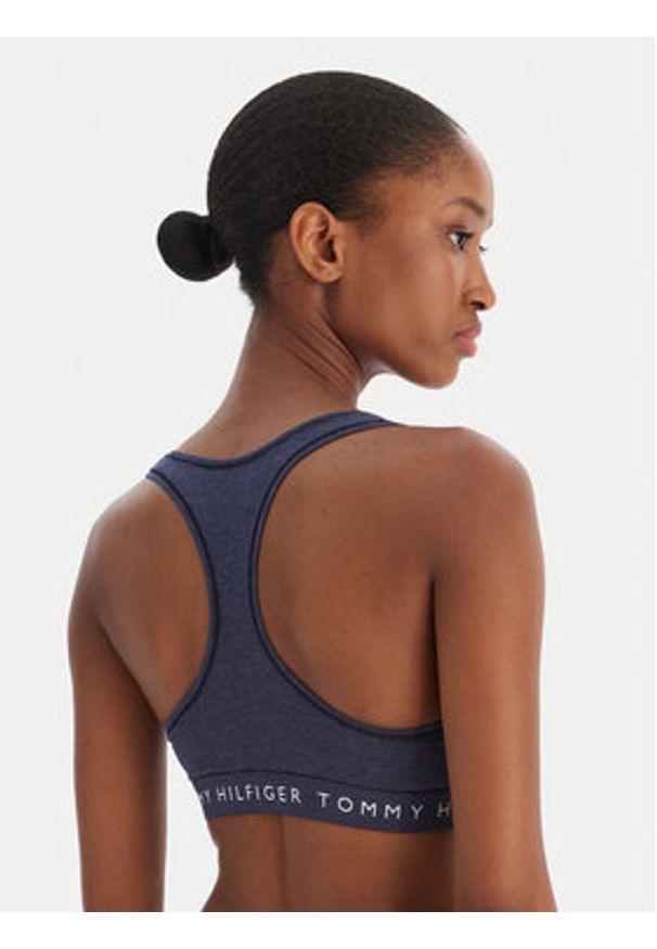 TOMMY HILFIGER - Tommy Hilfiger Biustonosz top UW0UW06221 Granatowy. Kolor: niebieski. Materiał: bawełna