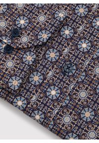 Pako Lorente - PAKO LORENTE – Koszula męska we wzór geometryczny. Typ kołnierza: kołnierzyk klasyczny. Materiał: bawełna, elastan. Długość rękawa: długi rękaw. Długość: długie. Wzór: geometria #5