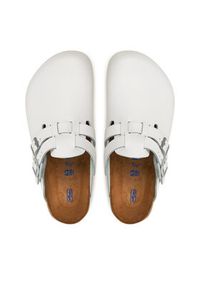 Birkenstock Klapki Kay Sl Sfb Le 1018228 Biały. Kolor: biały. Materiał: skóra #4
