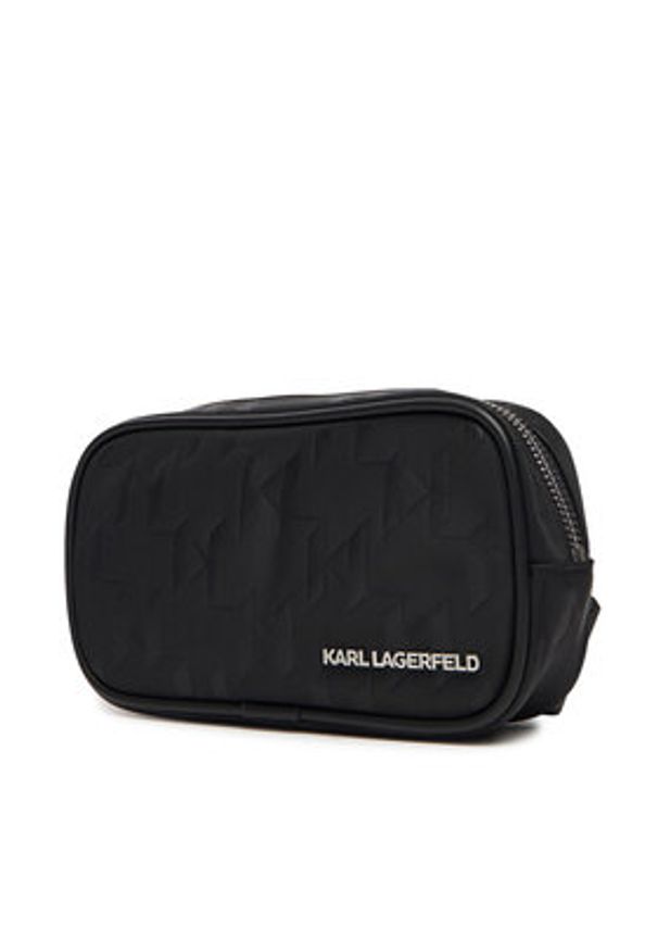 Karl Lagerfeld - KARL LAGERFELD Saszetka nerka A3M30165 Czarny. Kolor: czarny. Materiał: materiał