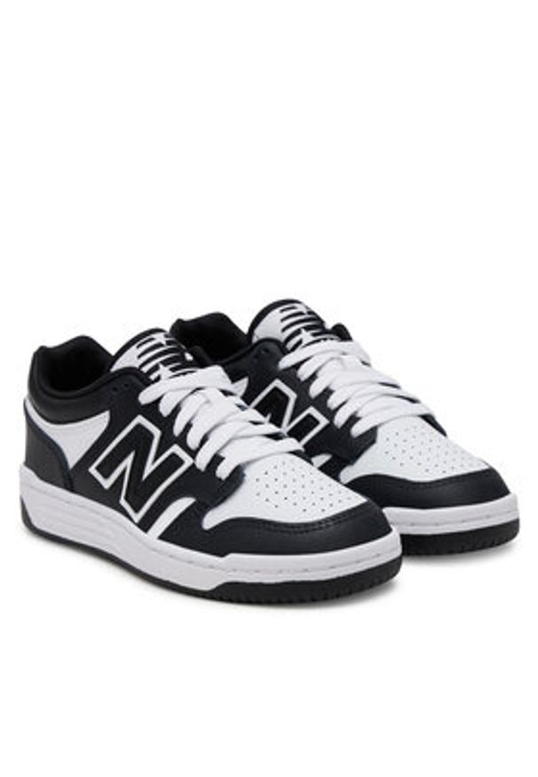 New Balance Sneakersy GSB480BW Czarny. Kolor: czarny. Materiał: skóra