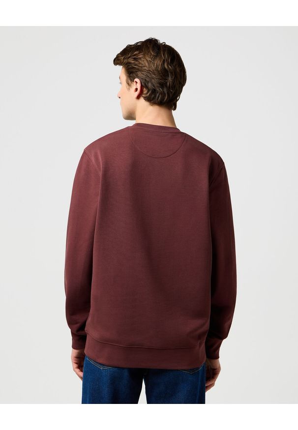 Wrangler - MESKA BLUZA WRANGLER AMERICANA CREW DECADENT CHOCOLATE 112371680