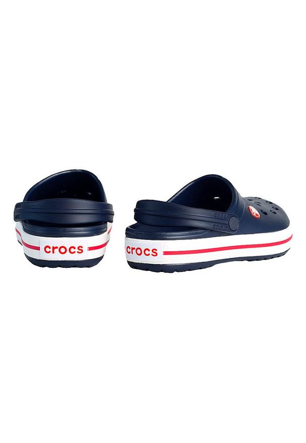 Crocs - Klapki Crocband. Nosek buta: okrągły. Kolor: niebieski