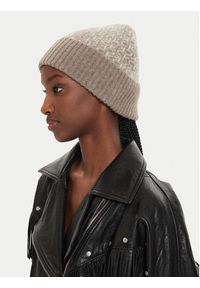 Calvin Klein Czapka Monogram Fold K60K612595 Beżowy. Kolor: beżowy. Materiał: wełna, materiał