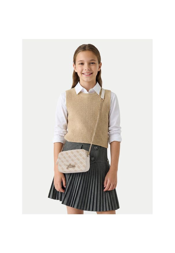 Torebka Guess. Kolor: beżowy