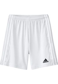 Adidas - Spodenki piłkarskie dla dzieci adidas Squadra 21 Short. Kolor: biały. Styl: młodzieżowy #1