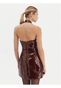 BARDOT - Bardot Sukienka koktajlowa Nevelle 59857DB2 Bordowy Slim Fit. Kolor: czerwony. Materiał: syntetyk. Styl: wizytowy #5
