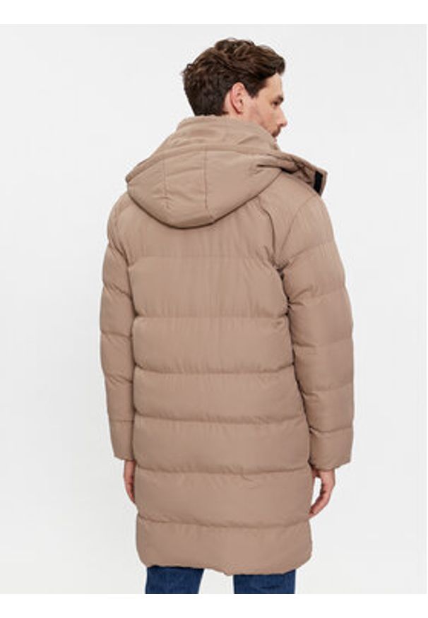 Brave Soul Kurtka zimowa MJK-ELSDONSTONE Beżowy Regular Fit. Kolor: beżowy. Materiał: syntetyk. Sezon: zima