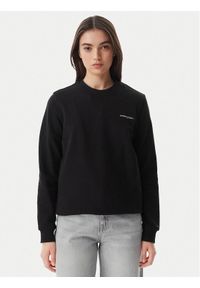 Tommy Jeans Bluza Ess Logo DW0DW22829 Czarny Regular Fit. Kolor: czarny. Materiał: bawełna #1