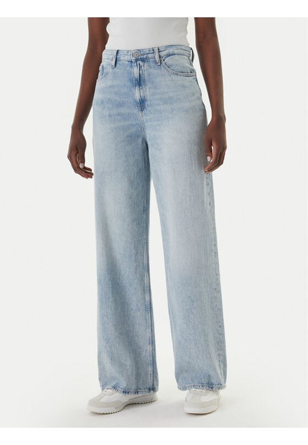 Tommy Jeans Jeansy Claire DW0DW22659 Niebieski Wide Leg. Kolor: niebieski