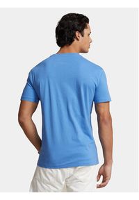 Polo Ralph Lauren T-Shirt 710704248221 Niebieski Classic Fit. Typ kołnierza: polo. Kolor: niebieski. Materiał: bawełna #5