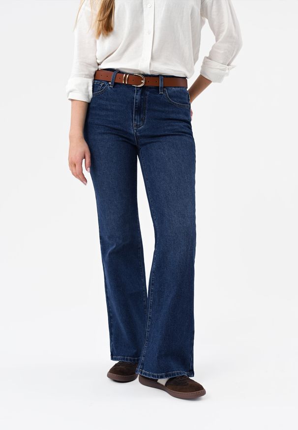 Volcano - Jeansy dzwony, Flare Fit, D-MAG. Okazja: na co dzień. Styl: casual, elegancki, klasyczny