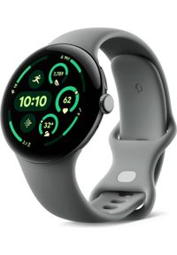 GOOGLE - Smartwatch Pixel Watch 3 45mm Szary (GA05786-DE). Rodzaj zegarka: smartwatch. Kolor: szary