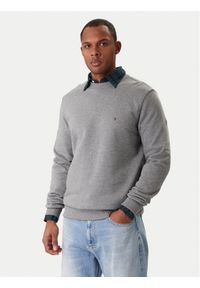 TOMMY HILFIGER - Tommy Hilfiger Bluza Essential MW0MW37237 Szary Regular Fit. Kolor: szary. Materiał: bawełna #1