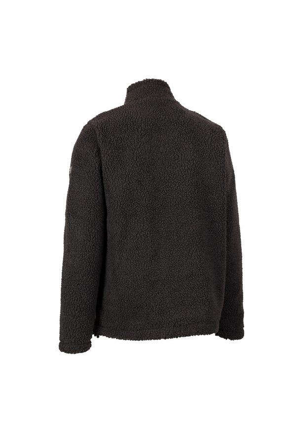 TRESPASS - Męska Bluza Polarowa Buck. Kolor: szary. Materiał: polar. Sezon: zima. Styl: sportowy. Sport: turystyka piesza