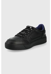 Armani Exchange buty XUX135.XV561.K001 kolor czarny. Nosek buta: okrągły. Zapięcie: sznurówki. Kolor: czarny. Materiał: guma #2