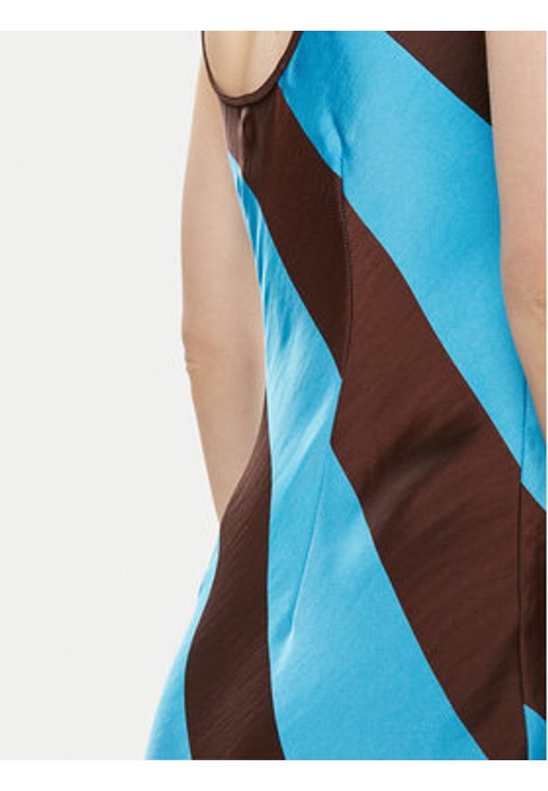 Samsoe & Samsoe - Samsøe Samsøe Sukienka codzienna Sunna F23100173 Kolorowy Slim Fit. Okazja: na co dzień. Materiał: syntetyk. Wzór: kolorowy. Typ sukienki: proste. Styl: casual