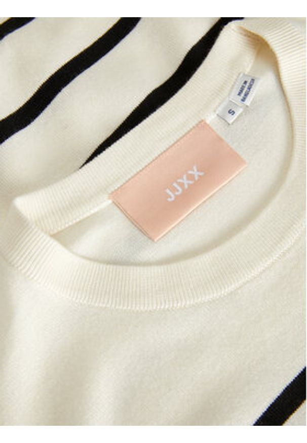 JJXX Sweter Layla 12254368 Écru Regular Fit. Materiał: wiskoza