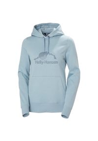 Bluza z kapturem damska Helly Hansen Nord Graphic. Typ kołnierza: kaptur. Kolor: niebieski #1