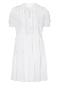 Sukienka boho bonprix biały. Kolor: biały. Materiał: koronka. Styl: boho #1