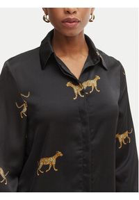LOLA CASADEMUNT Koszula LS2615051 Czarny Regular Fit. Kolor: czarny. Materiał: syntetyk #5