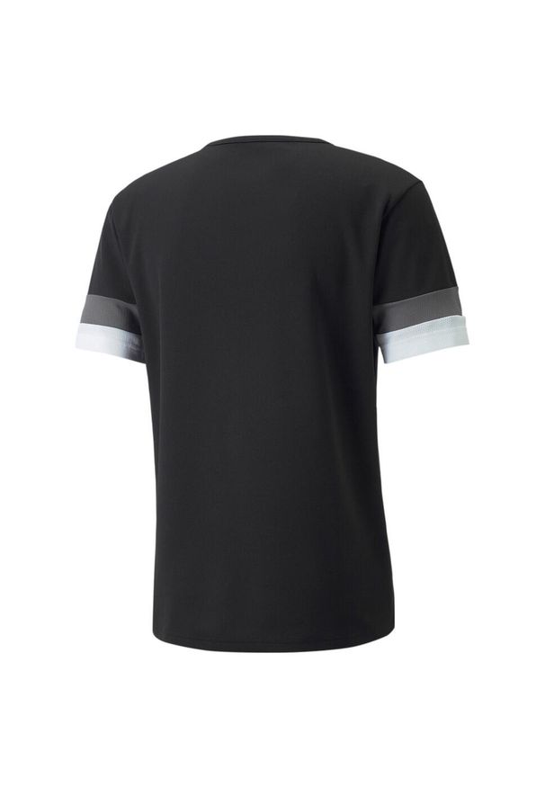 Puma - Koszulka piłkarska męska PUMA teamRISE Jersey. Kolor: wielokolorowy, czarny, szary. Materiał: jersey, poliester. Sport: piłka nożna