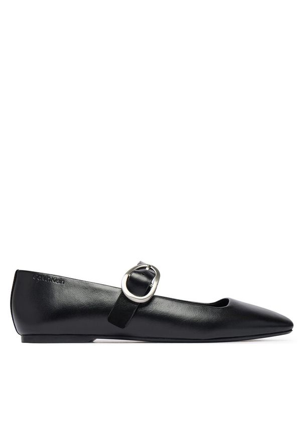 Baleriny Calvin Klein. Kolor: czarny