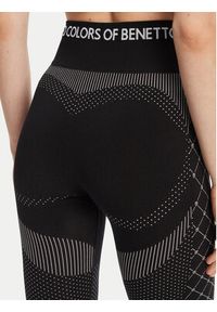 United Colors of Benetton - United Colors Of Benetton Legginsy 3SW63F04I Czarny Slim Fit. Kolor: czarny. Materiał: syntetyk #4