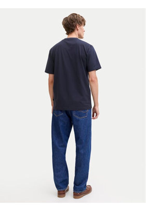 Jack & Jones T-Shirt Tyler 12292383 Granatowy Regular Fit. Kolor: niebieski. Materiał: bawełna