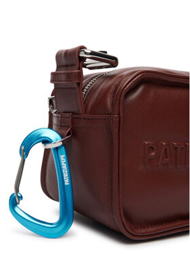 Patrizia Pepe Torebka 2B0153/L113-B861 Brązowy. Kolor: brązowy. Materiał: skórzane