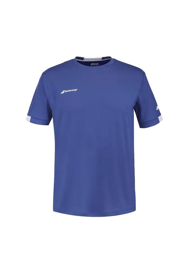 Koszulka dziecięca Babolat Play Crew Neck. Kolor: niebieski. Sport: tenis