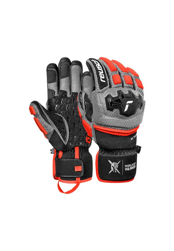 Rękawice Reusch Worldcup Warrior GS. Kolor: wielokolorowy, szary. Sezon: zima. Sport: narciarstwo