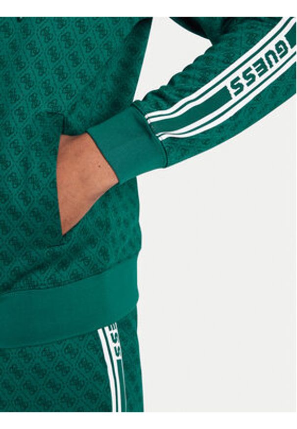 Guess Bluza Z5BQ13 K2042 Zielony Relaxed Fit. Kolor: zielony. Materiał: syntetyk