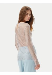 Marella Bluzka Rino 2513941011 Biały Slim Fit. Kolor: biały. Materiał: syntetyk