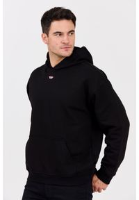 Diesel - DIESEL Czarna męska bluza z kapturem S-BOXT-HOOD-D, Rozmiar XXL. Typ kołnierza: kaptur. Kolor: czarny. Materiał: elastan, bawełna. Długość rękawa: długi rękaw. Długość: długie. Wzór: jednolity. Styl: klasyczny #2