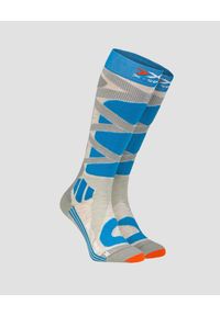 X-Socks - Skarpety narciarskie damskie X-SOCKS SKI CONTROL WMN 4.0. Kolor: niebieski, wielokolorowy, szary. Sport: narciarstwo