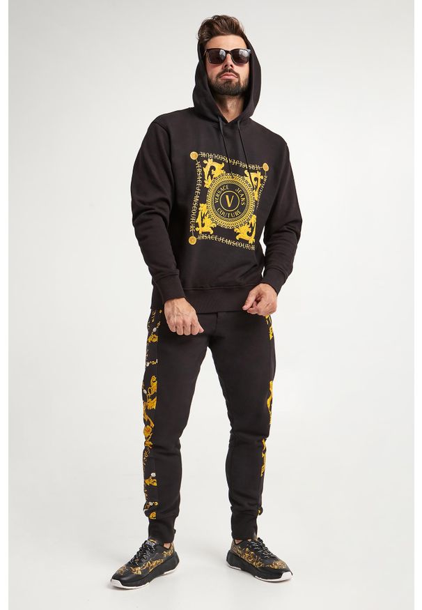 Versace Jeans Couture - Bluza męska z kapturem VERSACE JEANS COUTURE. Typ kołnierza: kaptur