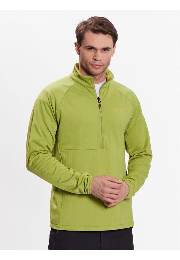 Marmot Polar Leconte Fleece M12648 Zielony Regular Fit. Kolor: zielony. Materiał: syntetyk