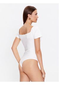 Glamorous Body CK7013 Biały Slim Fit. Kolor: biały. Materiał: wiskoza #3