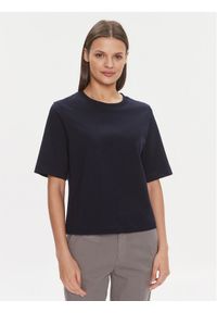 United Colors of Benetton - United Colors Of Benetton T-Shirt 3BL0E17G5 Granatowy Boxy Fit. Kolor: niebieski. Materiał: bawełna #1