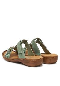 Rieker Klapki 60814-52 Zielony. Kolor: zielony. Materiał: syntetyk, materiał #6