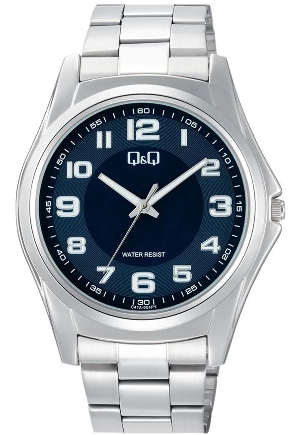 Zegarek męski QQ C41A-004P srebrny. Kolor: srebrny