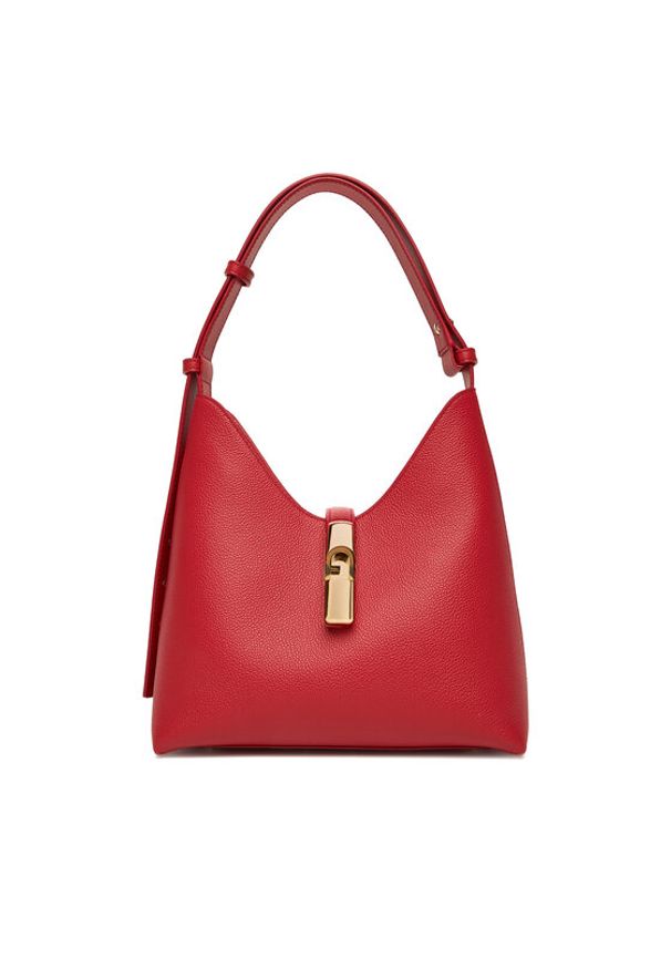 Furla Torebka Goccia S WB01979 BX3353 KH 4484S Czerwony. Kolor: czerwony. Materiał: skórzane